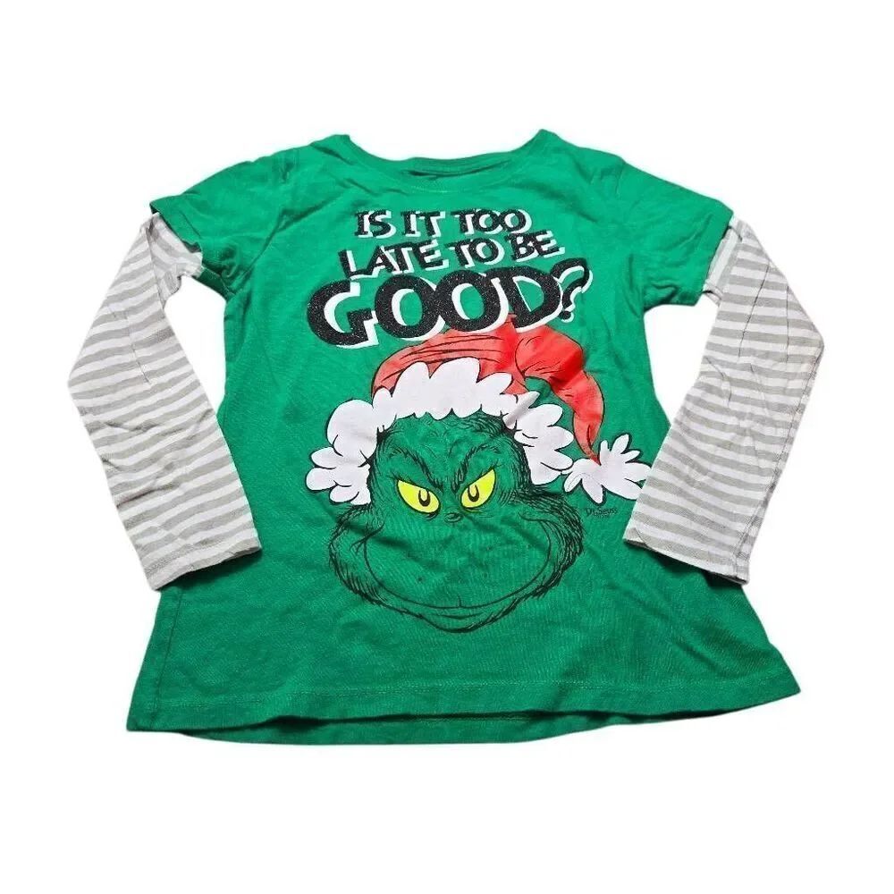 Dr Suess Grinch shirt L